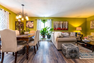 Spacious living/dining