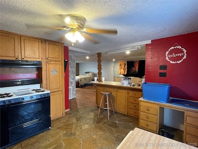 View of the bar area looking into the dining/livin
