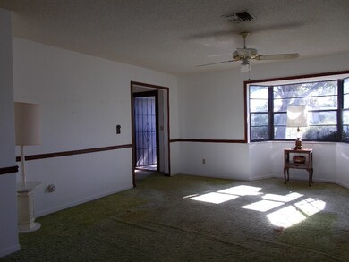 The Living Room has a bay window