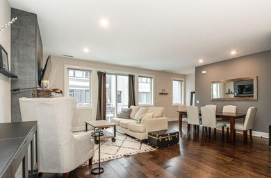Open Concept Dining Living