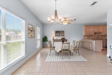 Staged Breakfast area.