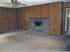 Living Room With Fireplace