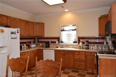 Open kitchen,tile floors