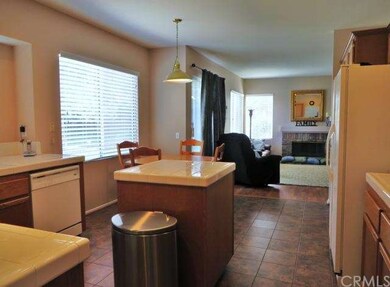 Convenient kitchen island provides extra storage a