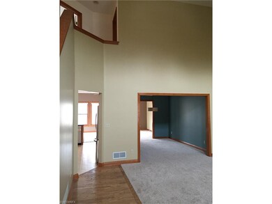 Vaulted Entry and Living Room