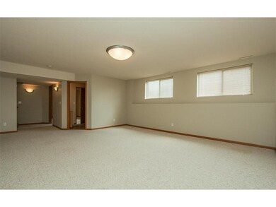 Bright lower level recreation room