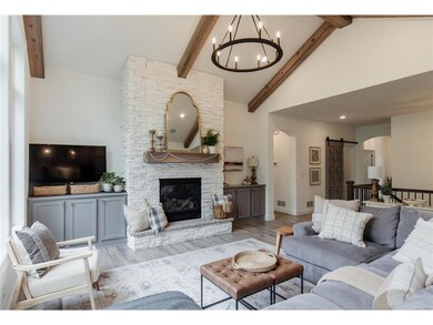 Living room upgrades include built in cabinets aro