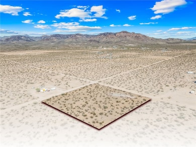 Highlighed Parcel with Black Mountains in Distance
