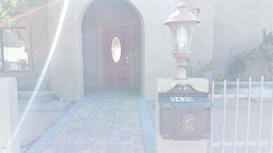 View of front door