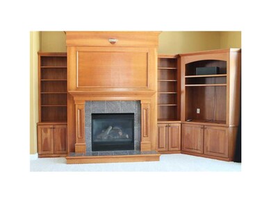 Great Room. Custom built-ins with Custom audio in 