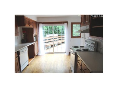 Lots of cupboard and counter space in the kitchen.