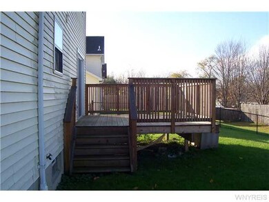 Deck great for summer evenings
