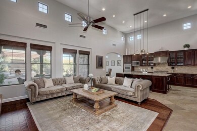 great room with surround sound