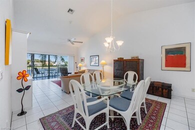 Dining room featuring ceiling fan with notable cha