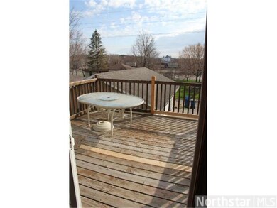 Large deck from kitchen great for entertaining
