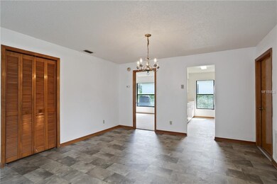 Dining area off the Kitchen. Large Family Room wit