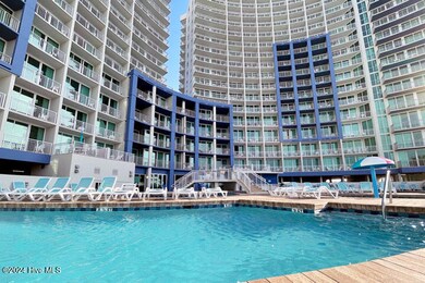 Outdoor pool area