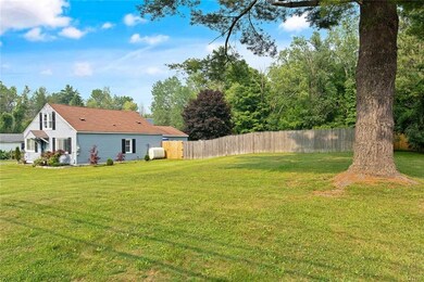 View of front side yard