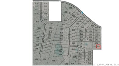 Lot outlined in red on Plat
