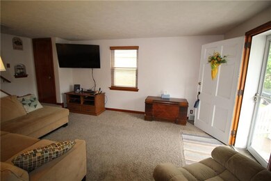 Living room.  Ceramic tile entry.