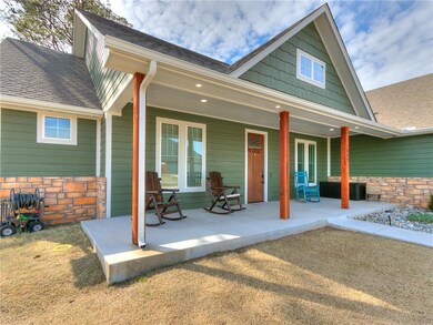Covered front porch