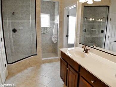 Master Bath - Master bath features His and Her van