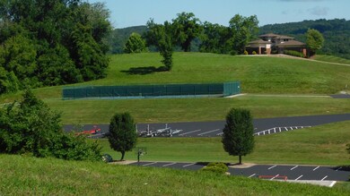 Tennis Court on hill
