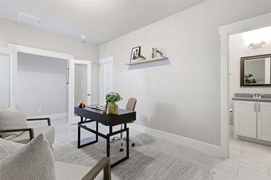 Versatile layout also makes this room ideal for a home office or study with plenty of natural light.