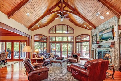 Great Room with sliders to the magnificent view
