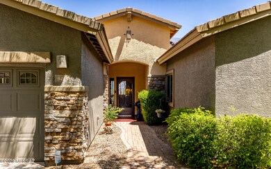 Bricked Pavered Entryway
