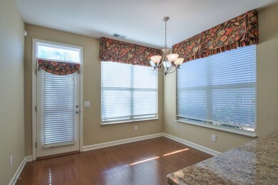 Eating area will accommodate a nice size table.