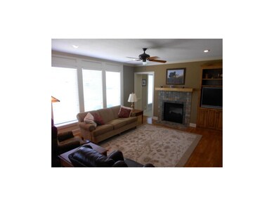 Hearth Room with built in's & fireplace.