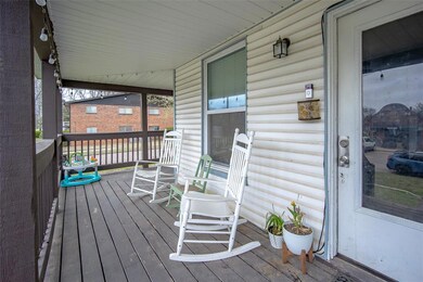 Deck with a porch