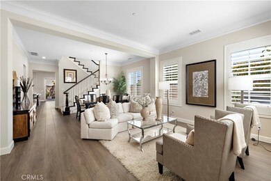 Open concept living room and dining room