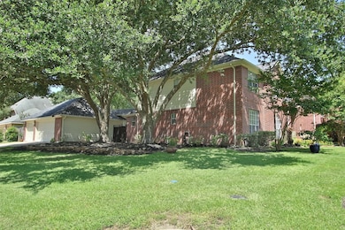 This home sits grandly on a large corner lot that resides within a rectangle set of streets within the community, and allows access by one-way entry of the quiet corner. This area of the community enjoys little through traffic outside of residents.