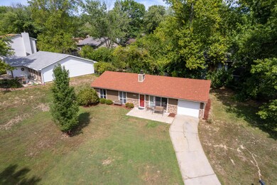 Aerial view of front