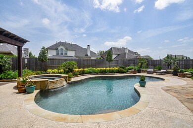 A sneak peek at this gorgeous backyard.