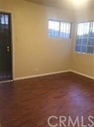 bedroom with access to back yard