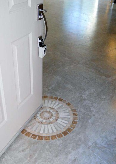 design makes a statement at entrance