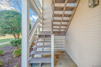 Stairway leading to second floor