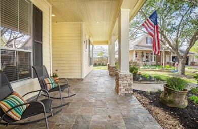 David Weekley home offers a welcoming slate porch
