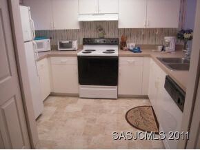 Kitchen with Newly Tiled Floor