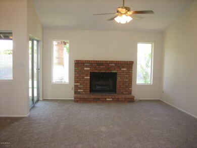 Large Living Rm w/cozy brick fireplace