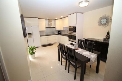 Expansive view of your kitchen & dining space.