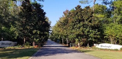 Entrance to Windswept Estates
