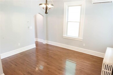 Dining room looking in to the living area from the