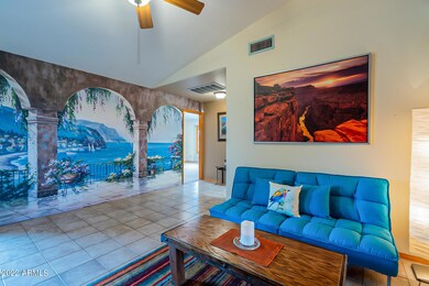 Living Room w/ Mural