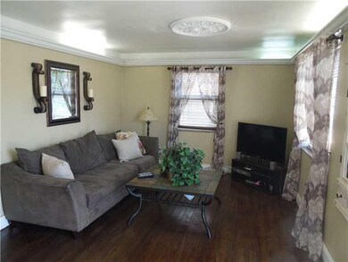 Living Room. The freshly painted  living area boas