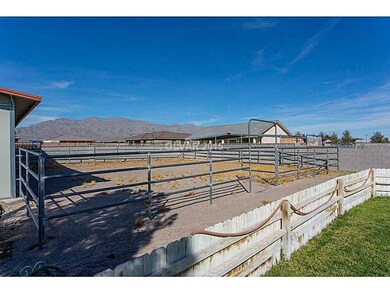 Exterior Back. HORSE CORRAL