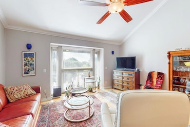 Living room featuring hardwood / wood-style floori